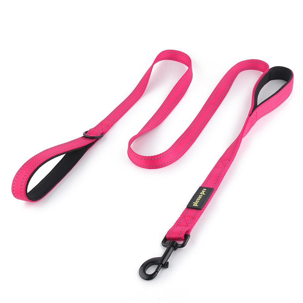 首輪・ハーネス・リード NEIGHBORHOOD / DOG LEASH LONG Amazon.com : Plutus Pet Double Handle Dog Leash 6ft Long, Padded 2